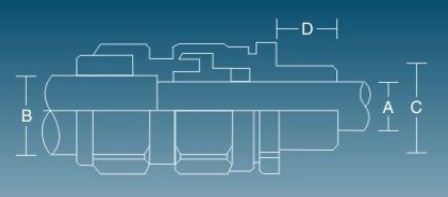 E1 W Type cable glands Drawing