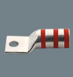 Copper Compression Lugs - One Hole Long Barrel
